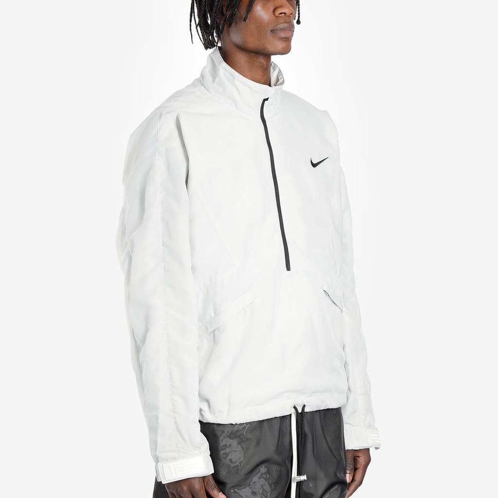 Nike Совместная одноцветная спортивная куртка X Fear Of God с молнией до половины, мужская куртка белого цвета BV4419-043