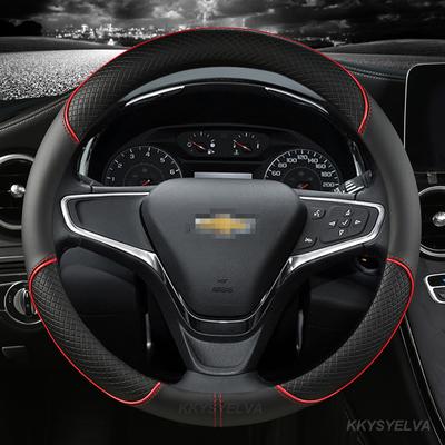 Чехол на руль автомобиля из микрофибры и кожи 38 см для Chevrolet Все модели Captiva Cruze Sonic Автоаксессуары