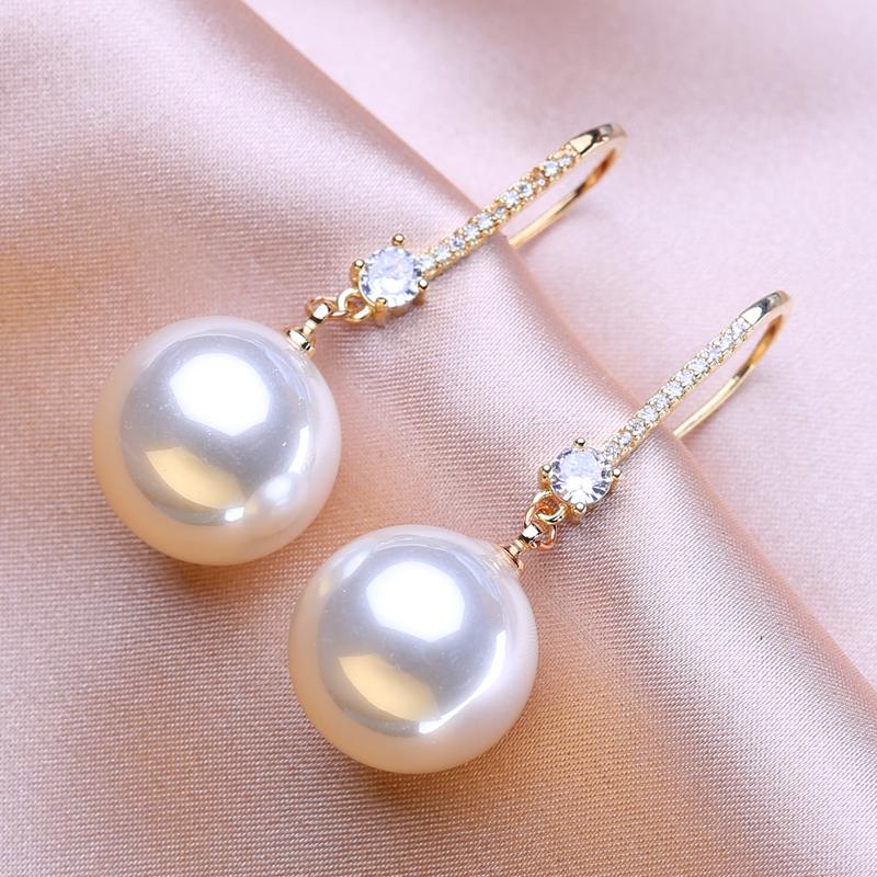 KNIKOO Серьги-капли для женщин, модные жемчужные серьги, ювелирные изделия для свадьбы, невесты, вечерние серьги, подарки