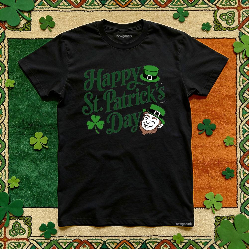 Happy St Patricks Day Its A Great Faith Day for The Irish Premium TShirt Women Unisex Casual Cotton Graphic Shirt Oneck Shirt