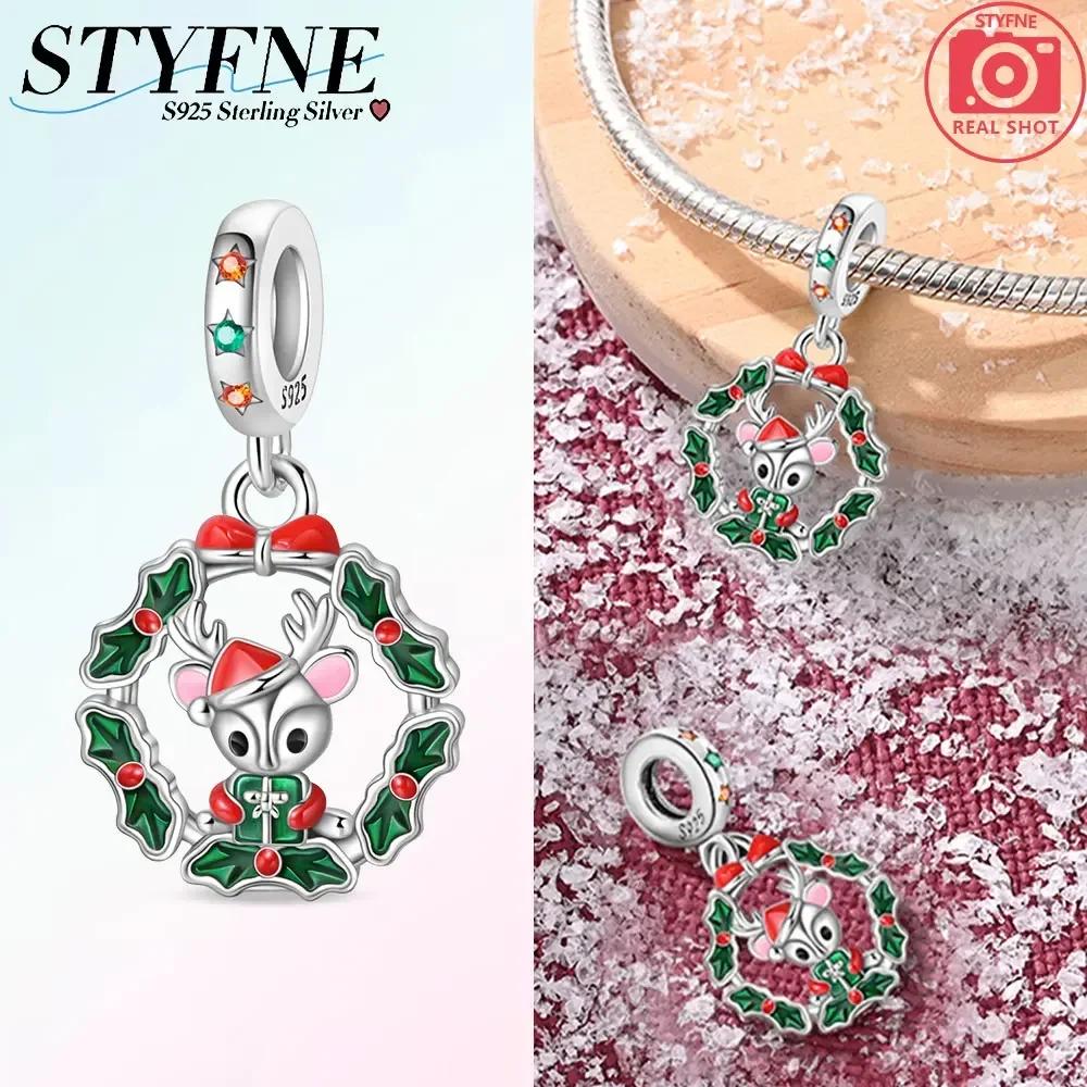 Exquisite Copper Monkey Holds Red Heart Bracelet Cute Lion Charms Fit Women Fine Jewelry Party Beads Diy Gifts