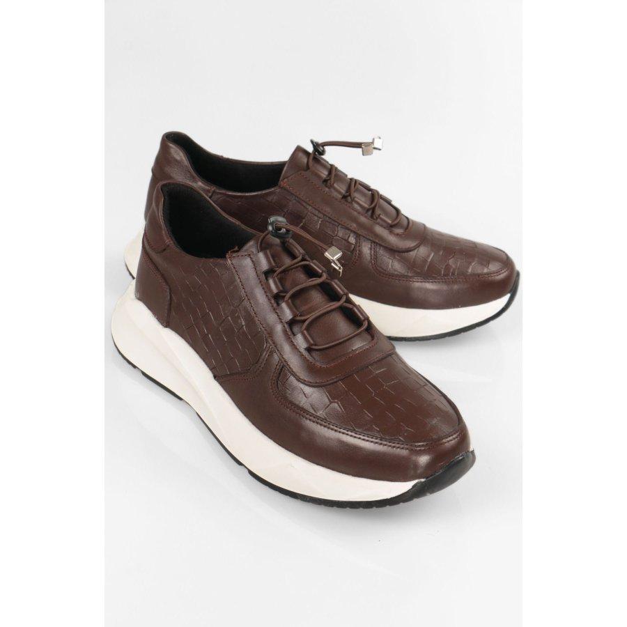 Мужская повседневная спортивная обувь из натуральной кожи