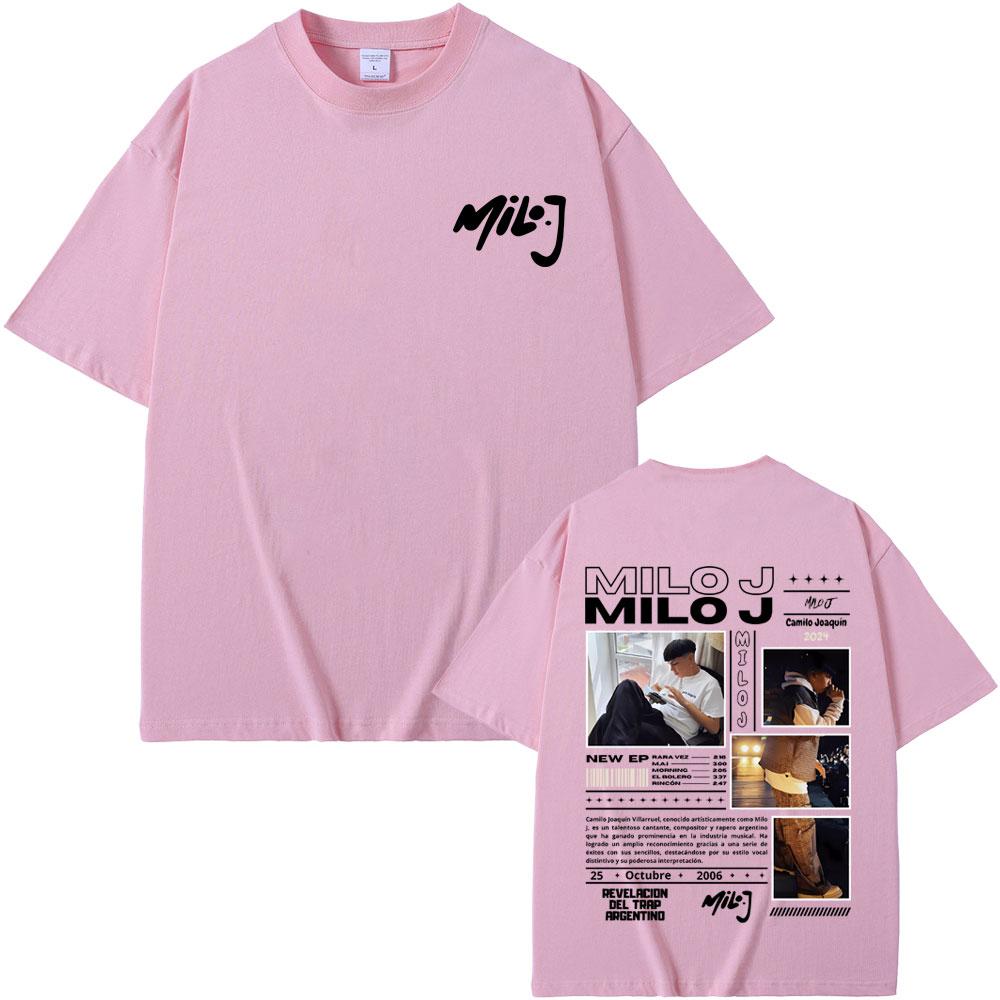 Rapper Milo J 111 Album Graphic T Shirt Unisex Unisex Hip Hop Fashion Oversized Short Sleeve Tshirt Unisexs Casual Pure Cotton Tshirt