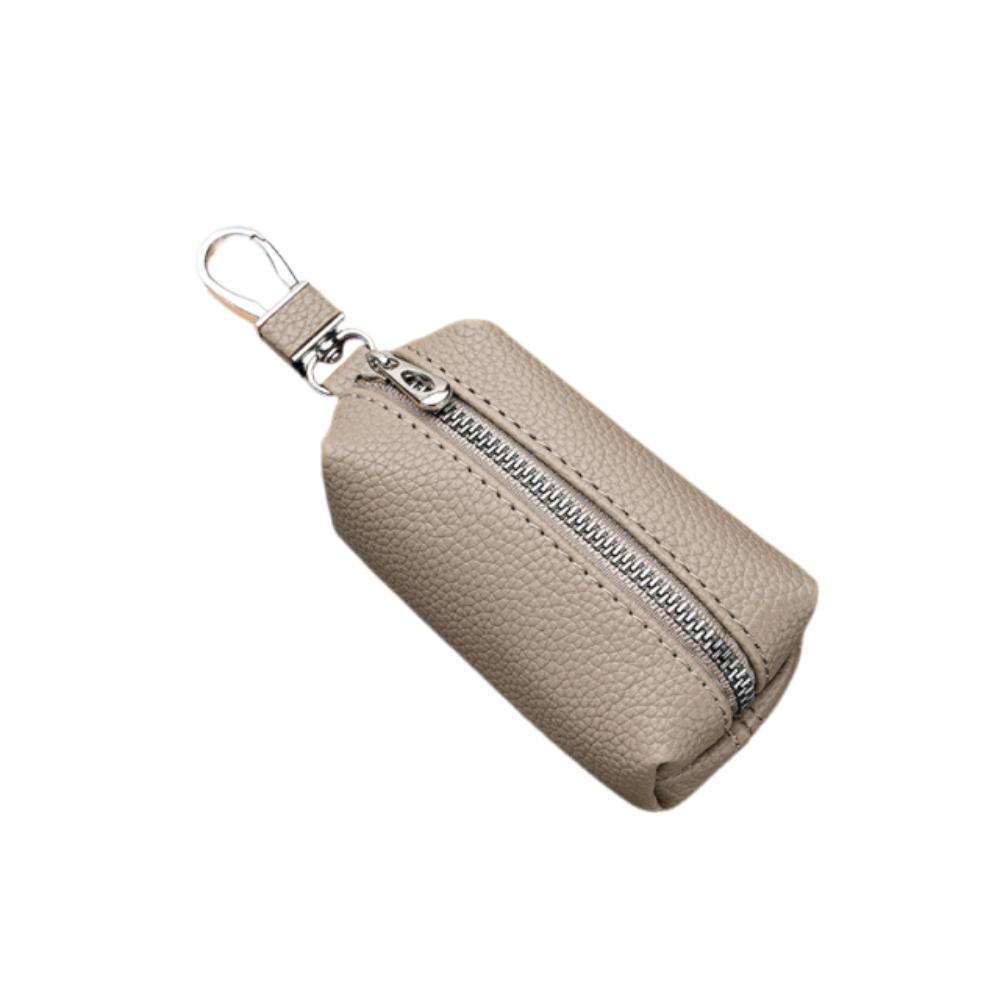 Classic Key Storage Bag Simple PU Leather Wallet Durable Lipstick Earphone Pouch Travel