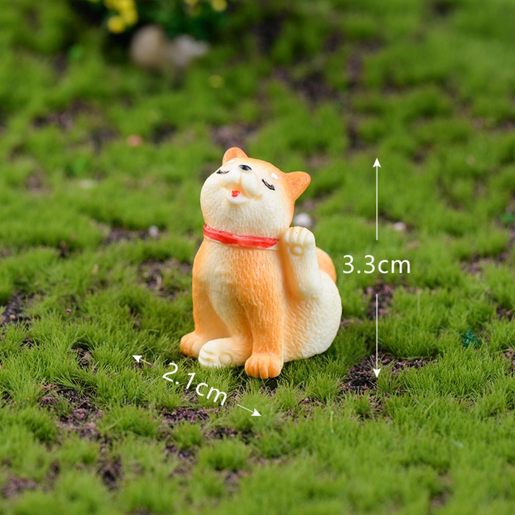 Micro Landscape Decoration Akita Dog-shaped Diy Succulent Creative Bonsai Resin Small Decoration