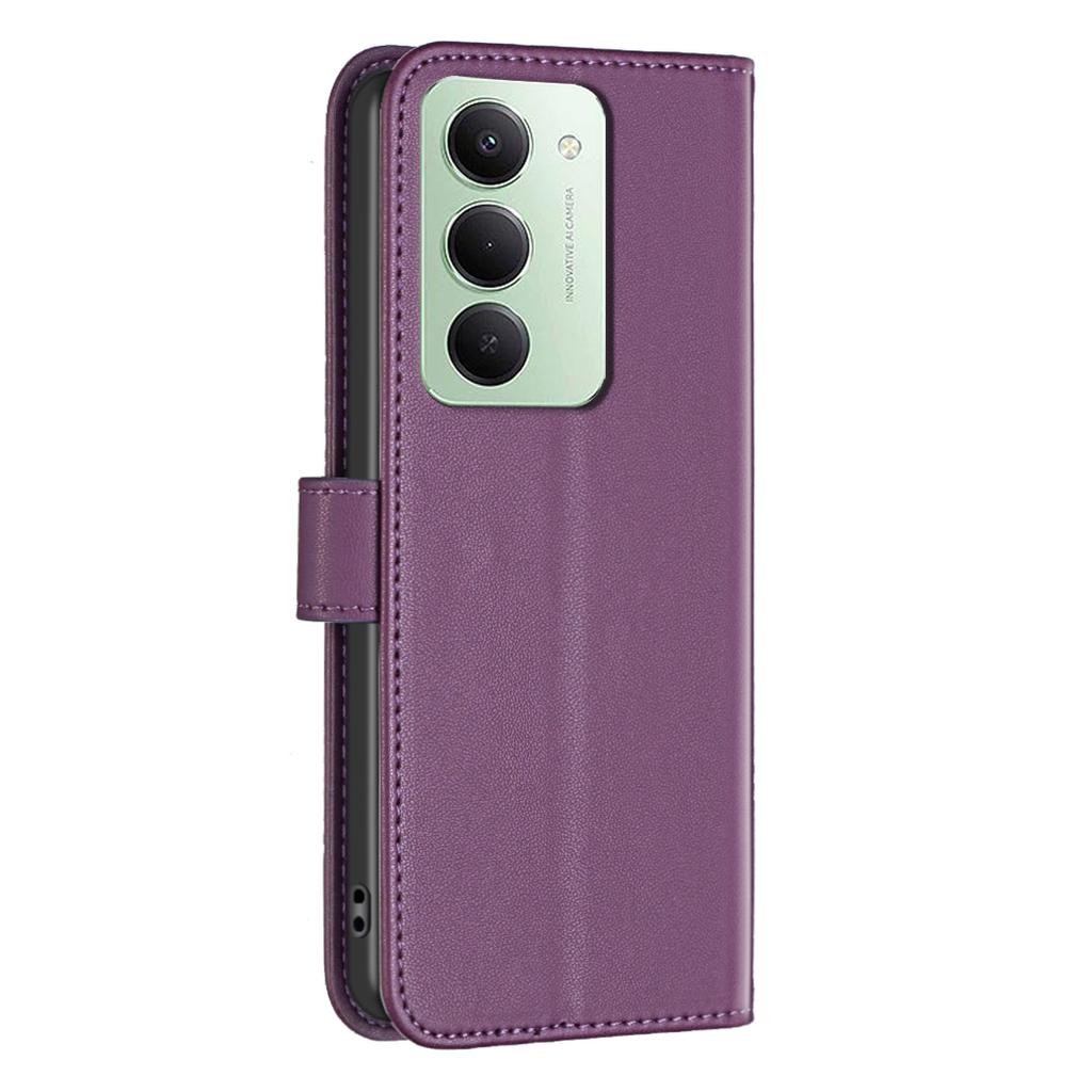 Для Xiaomi Redmi 15 5G (Глобальный) (169 мм) Чехол для телефона BINFEN COLOR BF17 Кошелек Фолио Флип Кожаная обложка