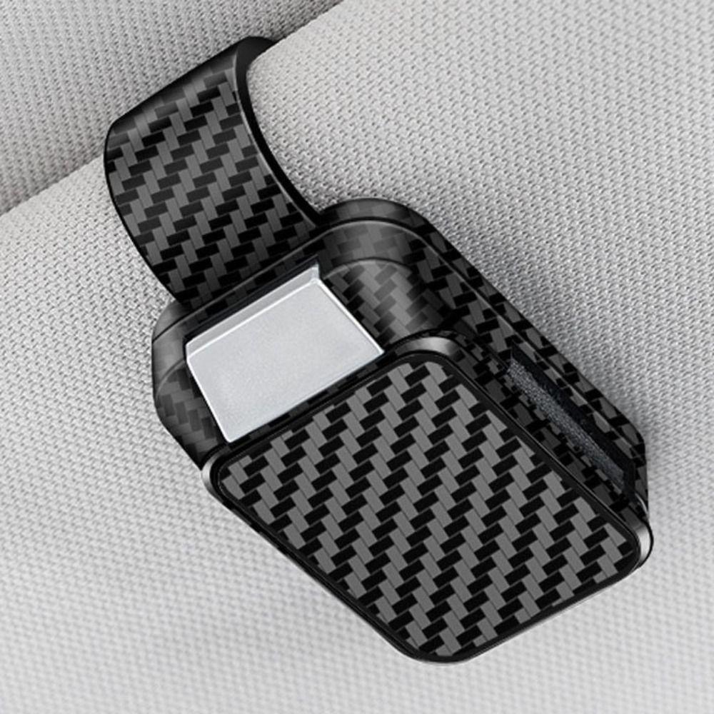 Нажимной переключатель для автомобильных очков, противоударный футляр для очков, портативный автомобильный держатель для солнцезащитных очков с ручкой