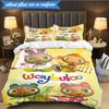3PCS Waybuloo Adventures Bedding Set,Including 1pc Duvet Cover And 2pcs Pillowcases Perfect for Bedroom, Dormitory, Fan Christmas gift