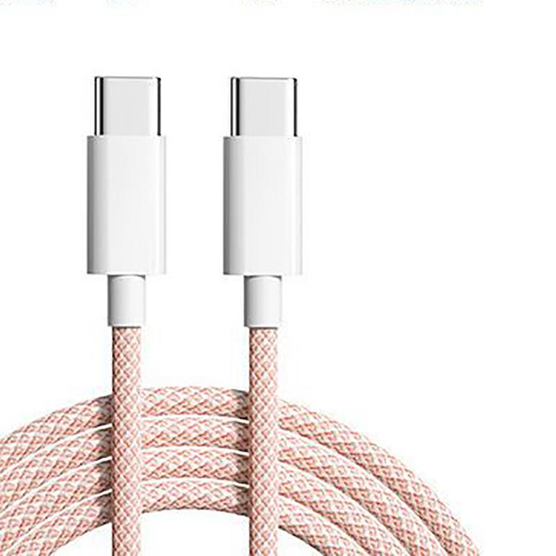 Iphone For Vaorlo 15pro 15 Cc Braid Cable Pd 60w Usbc To Typec Super Charge Data Line Fast Charging For Huawei Xiaomi