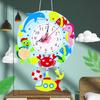 DIY Puzzle DIY Clock Toys Cartoon Clock Time Teaching Aid Cognition Clocks Toys  Baby DIY Toys