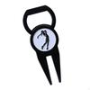 Divot Repair Tool Device Groove Cleaner Versatile Lightweight Metal Gift Lawn Prong Training