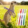 Adjustable Rabbit Towing Rope Soft Ferret Anti Loss Rope Practical Ferret Harness Leash Party
