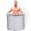 SAUNA BACCA Portable Bathtub Bath Bath Foldable Compact Bathtub Simple Bathtub Bathtub Sauna Cold Bath Foldable Water Bath Home Pool Vinyl Pool