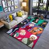 Naruto Characters Anime Carpet suitable as a non-slip mat for the living room or bedroom sofa