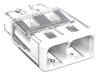 ВАГО (ЯППИ) Тонкий вставной проводной соединитель WGZ-2-JP, 120 штук