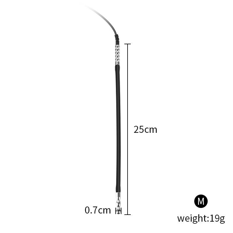 Набор для электростимуляции уретры – Металлический мужской плаг-дилататор с функцией массажа простаты и шока (Конструкция удилища «Лошадиный глаз»)