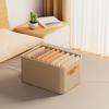 Foldable Clothes Storage Box Large Capacity Breathable Clothing Organizer Drawer Design with Handle Closet Organization Solution