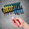 Screwdriver Holder Wall Mounted Pliers Wrench Storage Rack Multi Tool Hanging Organizer for Workshop Shed Garage Home