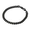 Phiten Titanium Carbide Chain Bracelet L 19cm Made of Pure Titanium Titanium Carbide Coating Black Accessories Kihei Length 17~21cm Men's Women's