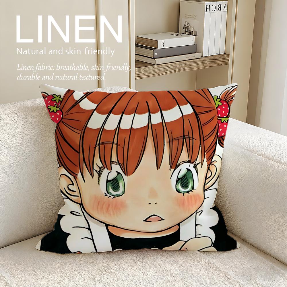 Anime Sangatsu no Raion Cushion Cover Pillowcase Set Pcs x x Breathable Washable Sofa Cushion Cover