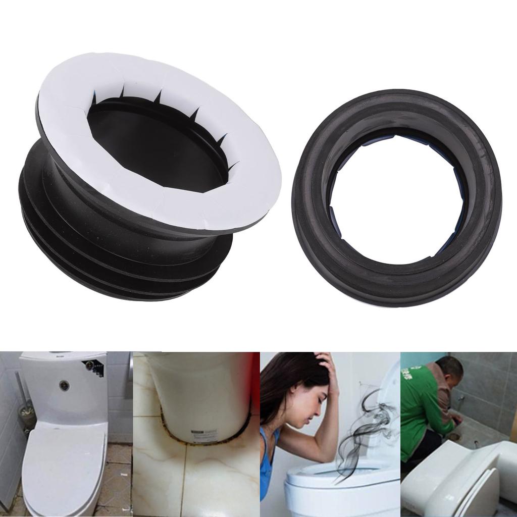 Toilet Sling Odor Resistant Lkproof Multifunctional Rubber Toilet Gasket