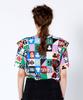GREEDILOUS Padded Shoulder T-Shirt
