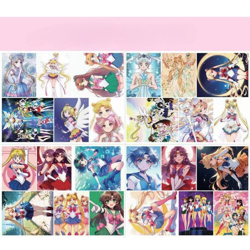 Sailor Moon Персонажи Красочный Мультяшный Артбук для Рисования и Совершенствования Ваших Навыков