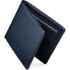 [VALOREA] bifold wallet men's lightweight Thin [Smart design for easy removal] genuine leather compact (Navy)
