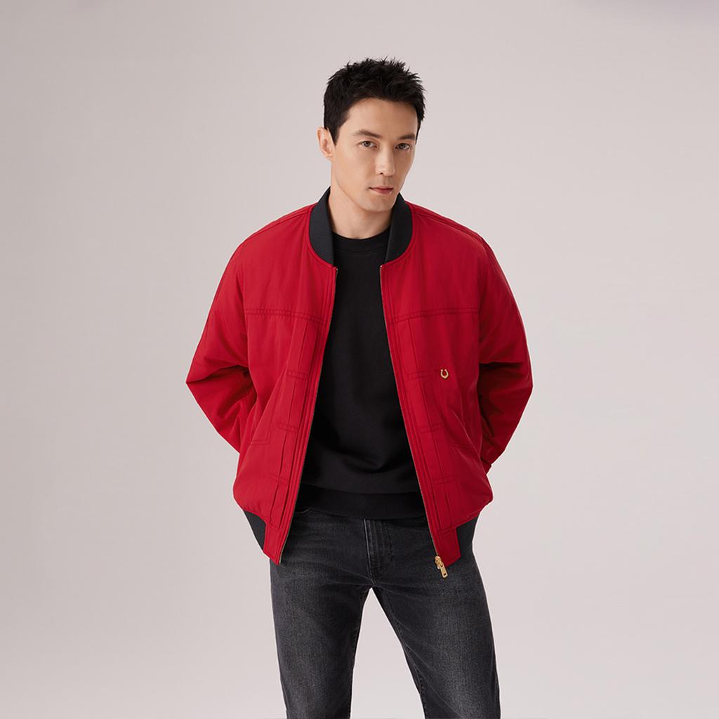 Levis Год Лошади Ограниченная Серия Свободная Модная Классическая Повседневная Удобная Куртка с Воротником-стойкой Унисекс куртки 006NO-0000