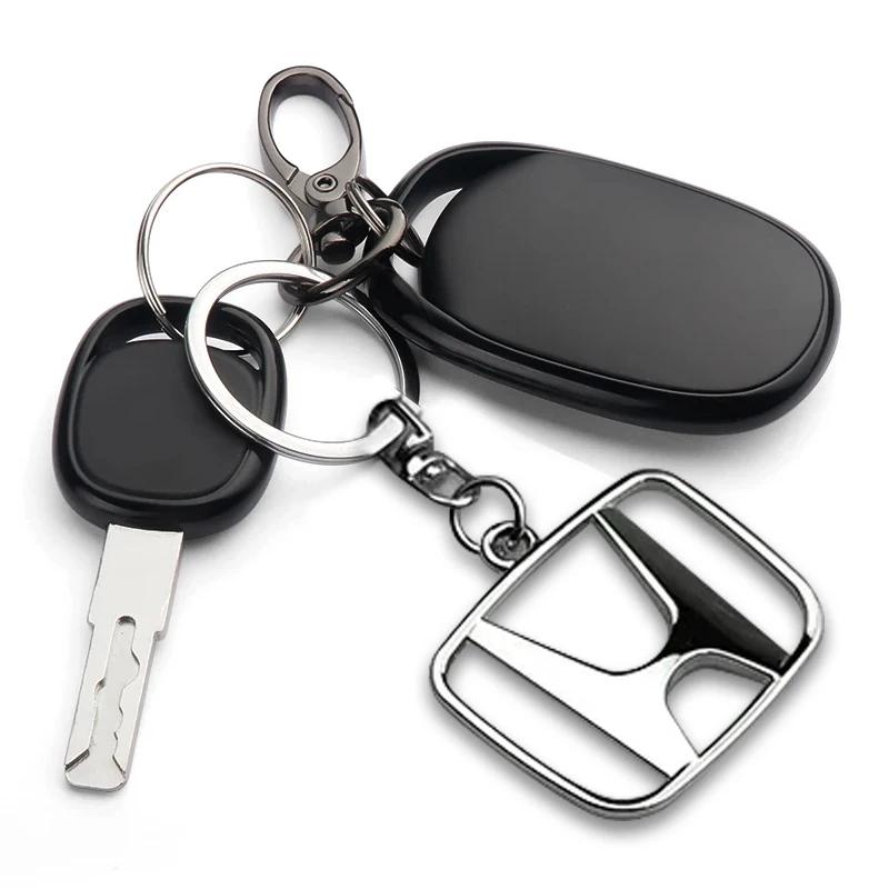 Car Hot 2025 Zinc Alloy Key Ring Keychain Car Logo Accessories For Honda Civic Mugen Accord Odyssey JAZZ CRV Fit Hrv Jazz CBR VT