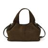 Retro Women's Pleated Handbag - 2025 Autumn/Winter Frosted Crossbody & Shoulder Bag