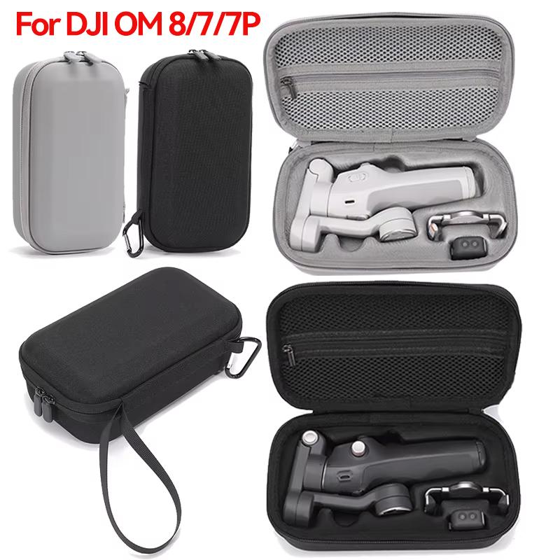 Protective EVA Hard Case for DJI OM 7/7P/8 Gimbal Stabilizer Waterproof Shockproof Travel Carrying Storage Bag Box Accessories