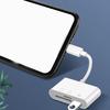 Универсальный USB C кардридер с слотами для карт TF, быстрая передача данных, компактный дизайн, удобный для путешествий, для фотографов и профессионалов