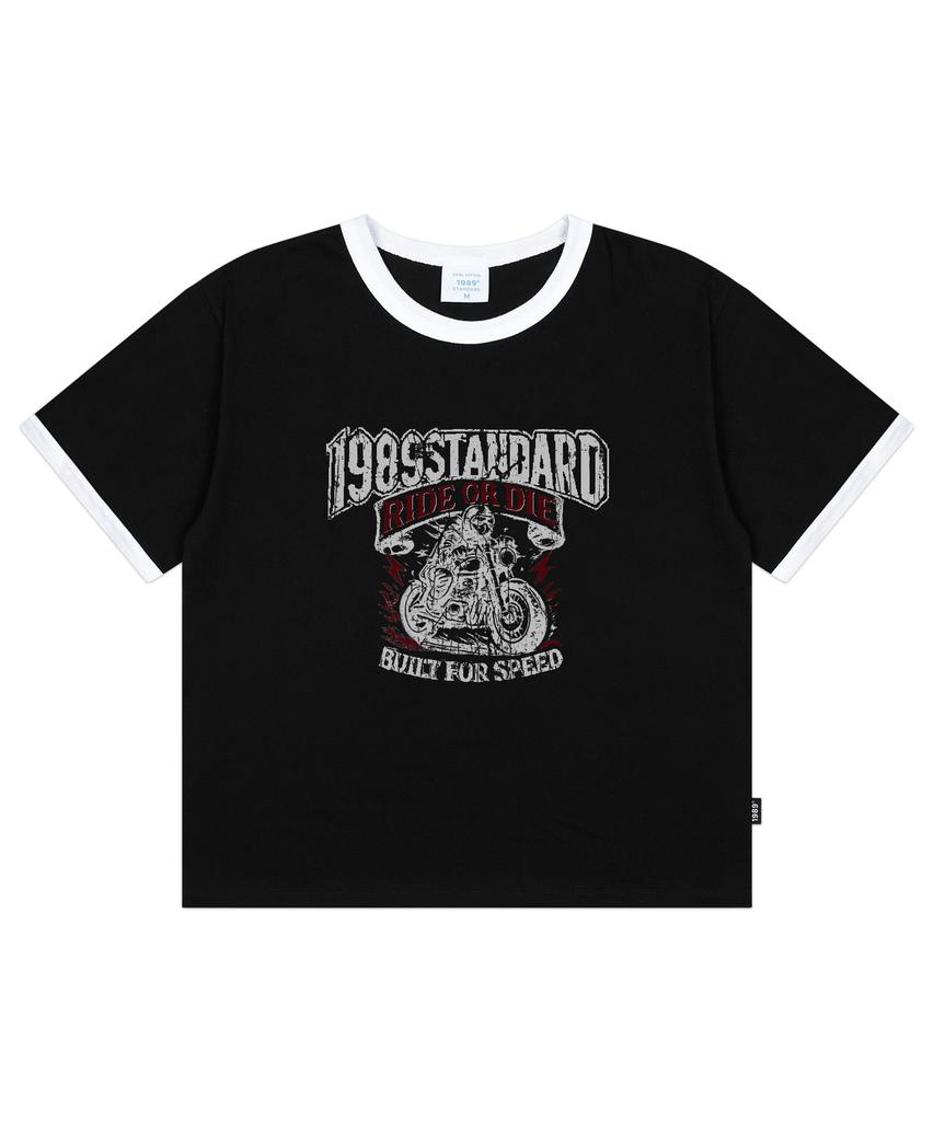 1989STANDARD Rider 1989 Cool Cotton Crop Ringer Short Sleeve (Srcstd-0262)