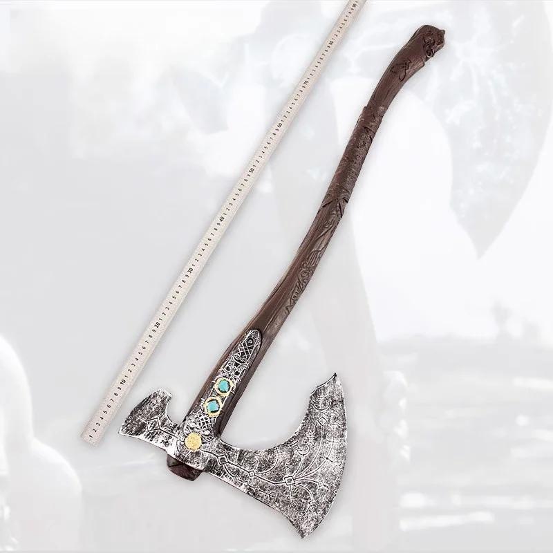 92см Топор Кратоса Катана Бог Войны 4 Косплей Реквизит Клинок Афины Левиафан Меч Хаоса Реальный Размер Японская Катана Самурайская Сабля Игрушка