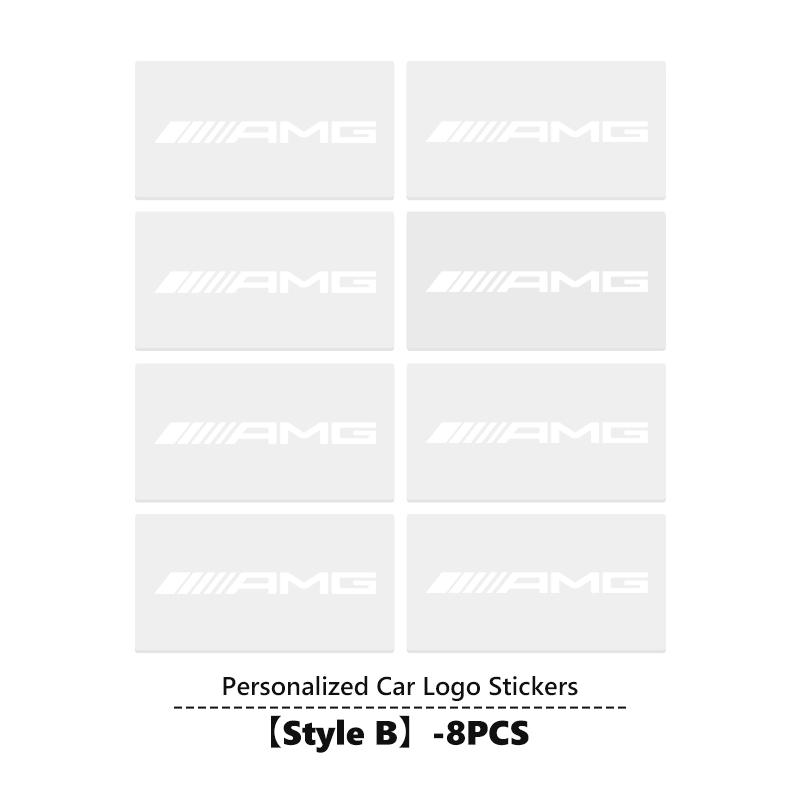PAD5  Car Stickers Body Glass Center Console Decorative Stickers For AMG Mercedes Benz CITAN VITO SPRINTER CLS SLK W202 W203 W204 W205