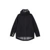 Solid Color Loose Fit Hooded Sports Jacket Men Outerwear Black GL8676