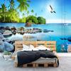 Обои любого размера 3D Морской пейзаж Островной пейзаж Настенная фреска Гостиная Спальня Домашний декор