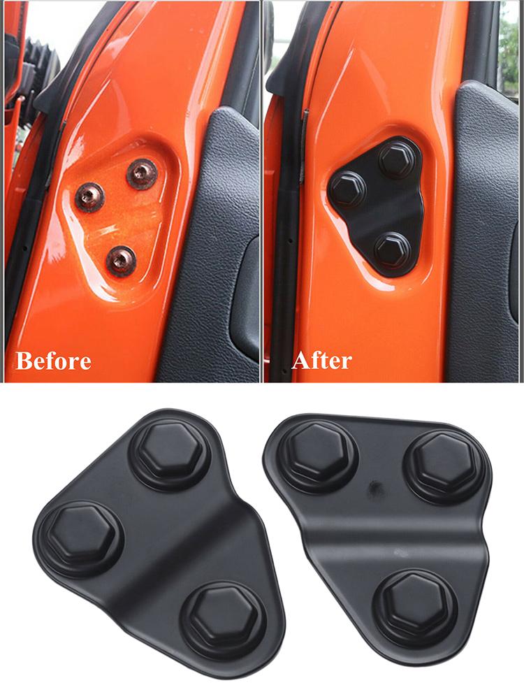 Защитная крышка дверного винта, декоративная крышка дверного замка для Jeep Wrangler JL Gladiator JT 2018 2019 2020 2021 2024 Аксессуары