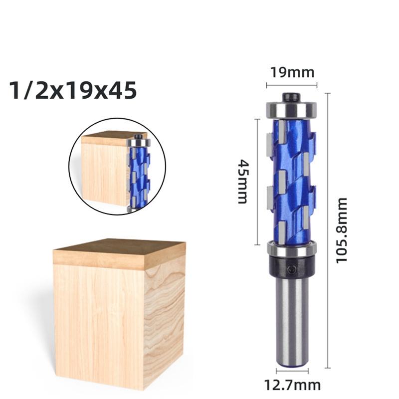 Milling Cutter Shank Flush Trim End Mill Solid Carbide Spiral Double Bearing CNC Router Bit For Wood