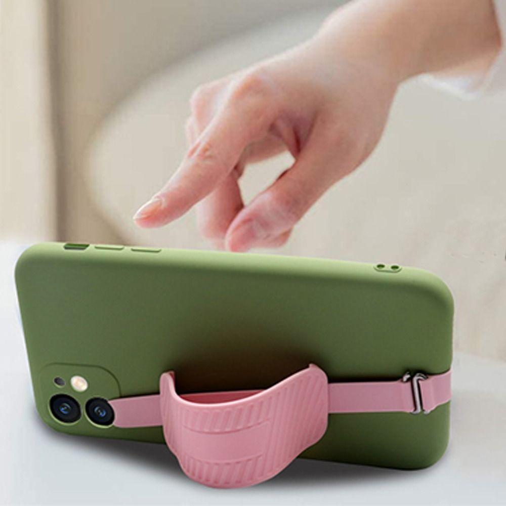 Elastic Phone Strap Colorful Phone Holder Finger Grip Portable Phone Hand Band Phone Accessories