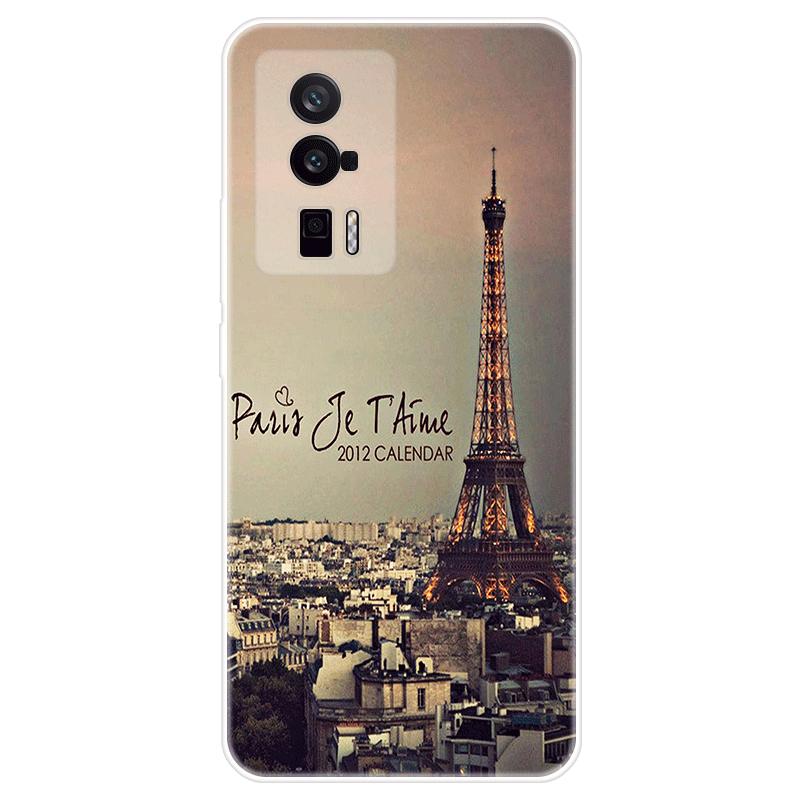 Для Xiaomi Poco F5 F 5 Pro чехол Мягкая силиконовая задняя крышка чехол для телефона с рисунком