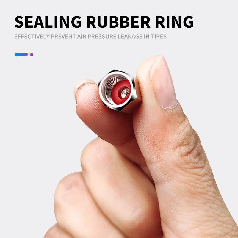 4 шт. Колпачки на ниппель колеса автомобиля, Заглушка штока шины, Ввинчивающиеся аксессуары Для Cadillac Escalade CTS ATS SRX STS XT5 XT4 XT6 XTS CT4