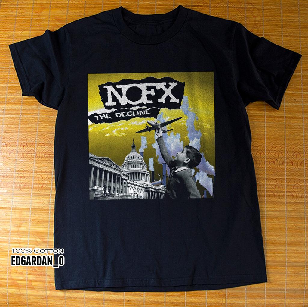 NOFX The Decline Album 90s Music Black Unisex T-shirt Size S-5XL