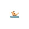 Enamel Jewelry Making Pendant Colorful Dog DIY Pendant Jewelry Accessories Puppy Charm  Vacation