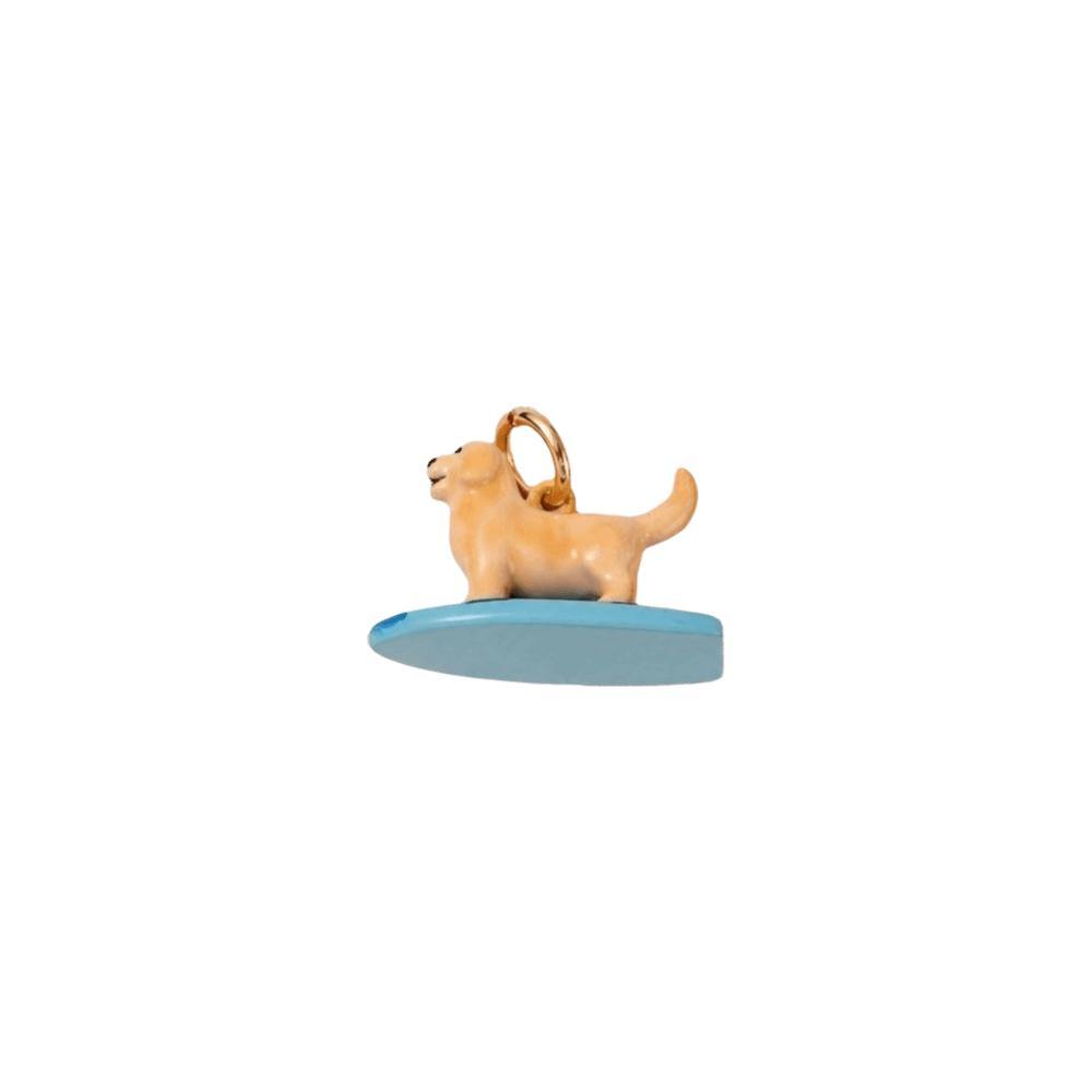 Enamel Jewelry Making Pendant Colorful Dog DIY Pendant Jewelry Accessories Puppy Charm  Vacation