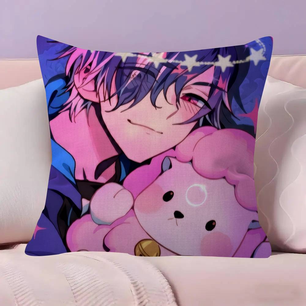 Anime O-Obey Cute Me Pillow Gift Home Office Decoration Bedroom Sofa Car Cushion Cover Case 45X45
