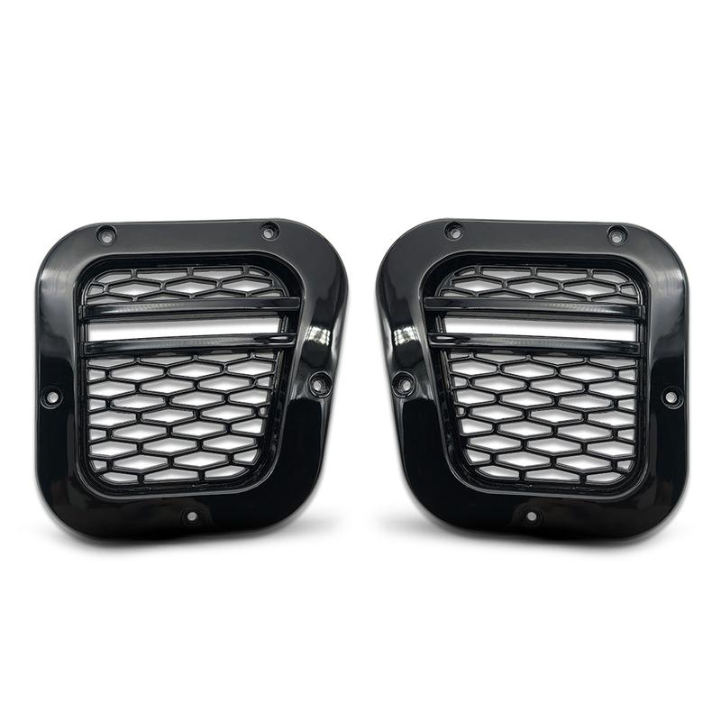 2x for Land rover defend parts Side Vent Grille Tuning Car auto parts tuning air side vents Grille