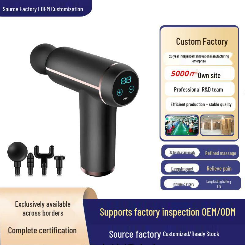 Портативный мини-массажер для фасций USB: Массажер для фитнеса, мышц и расслабления шеи