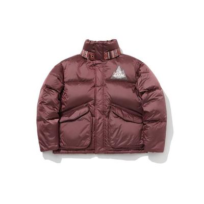 Li Ning CF Series Теплая однотонная светоотражающая спортивная куртка-пуховик унисекс, куртка цвета заката-фиолетового AYMQ566-4